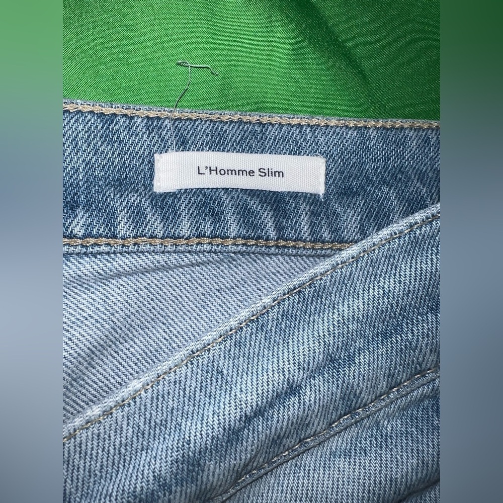 FRAME Denim L'Homme Slim Blue Jeans size 32 - Picture 6 of 9